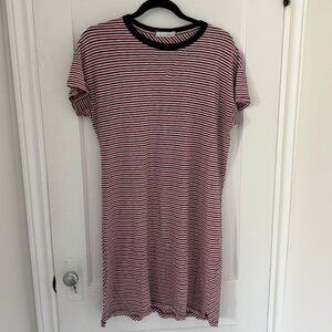 Rag & Bone - Striped T-shirt Dress - Size Medium